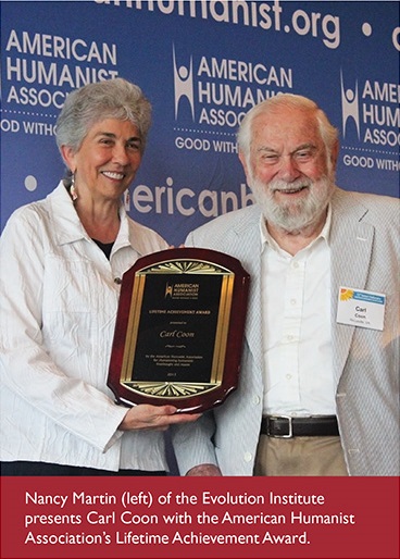 Carl Coon Accepts the AHA Lifetime Achievement Award