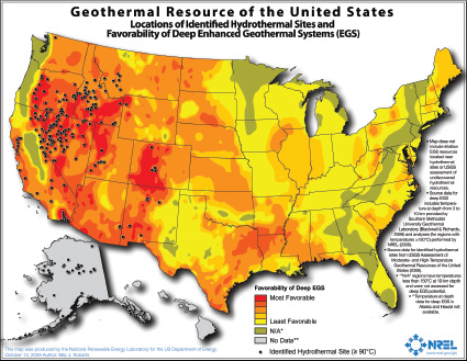This map was created by the National Renewable Energy Laboratory for the U.S. Department of Energy.