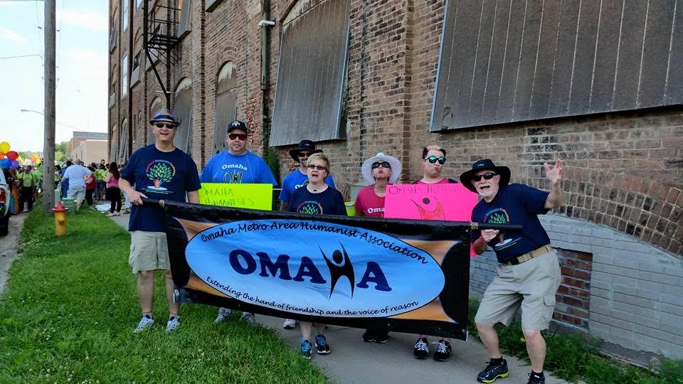 The Omaha Humanists at Heartland Pride in 2015.
