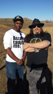 The author (left) with Aron Ra, activist and president of Atheist Alliance of America.