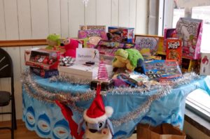 Photo from Ethical Humanist Society of Chicago’s Toy Drive in 2015