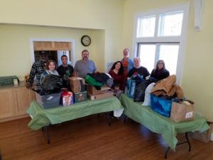 Photo of the South Jersey Humanists’ clothing drive