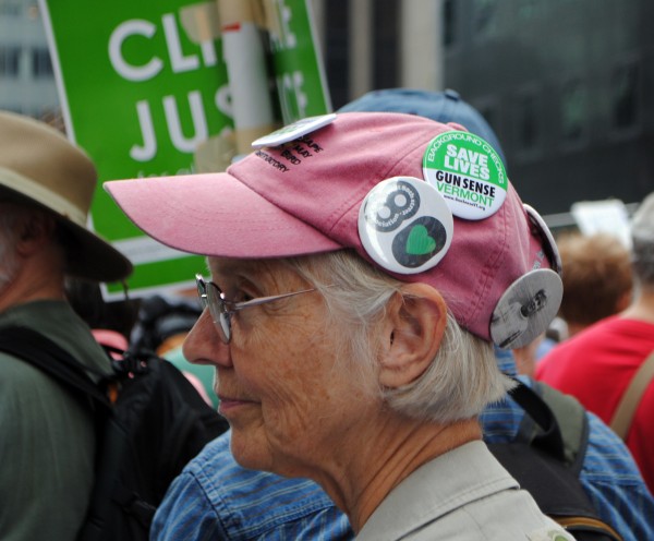 Humanists at the People's Climate March. Photo by Steve Ahlquist.